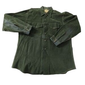 Vintage Rare Mr. Witt Heavy Snap Work Western Grungecore Tuff Shacket Shirt sz L